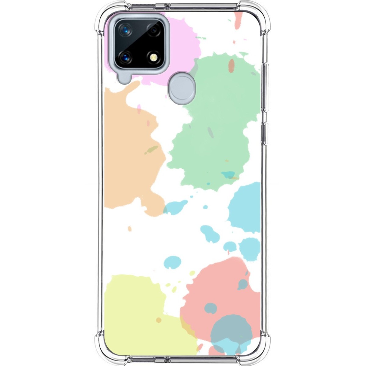 Funda Silicona Antigolpes para Realme 7i / Narzo 30A diseño Acuarela 05 Dibujos