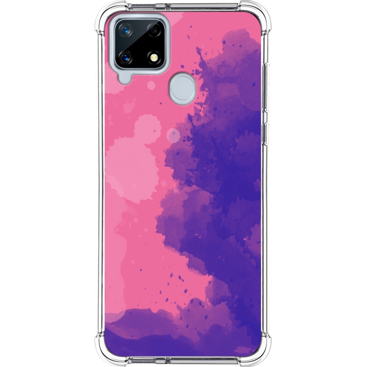 Funda Silicona Antigolpes para Realme 7i / Narzo 30A diseño Acuarela 07 Dibujos