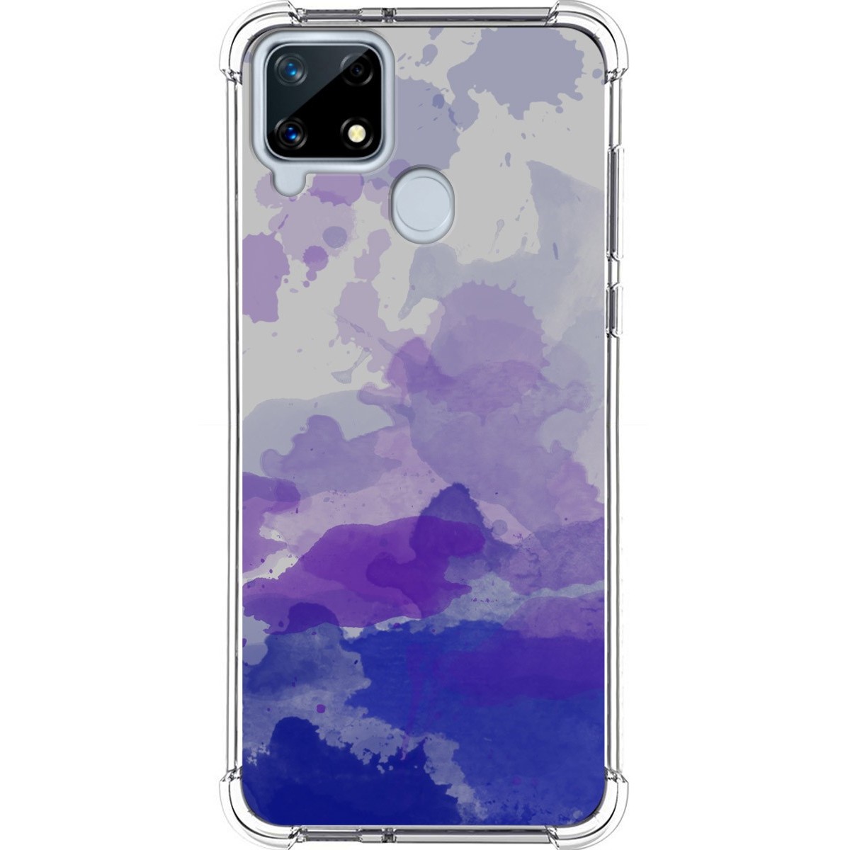 Funda Silicona Antigolpes para Realme 7i / Narzo 30A diseño Acuarela 09 Dibujos