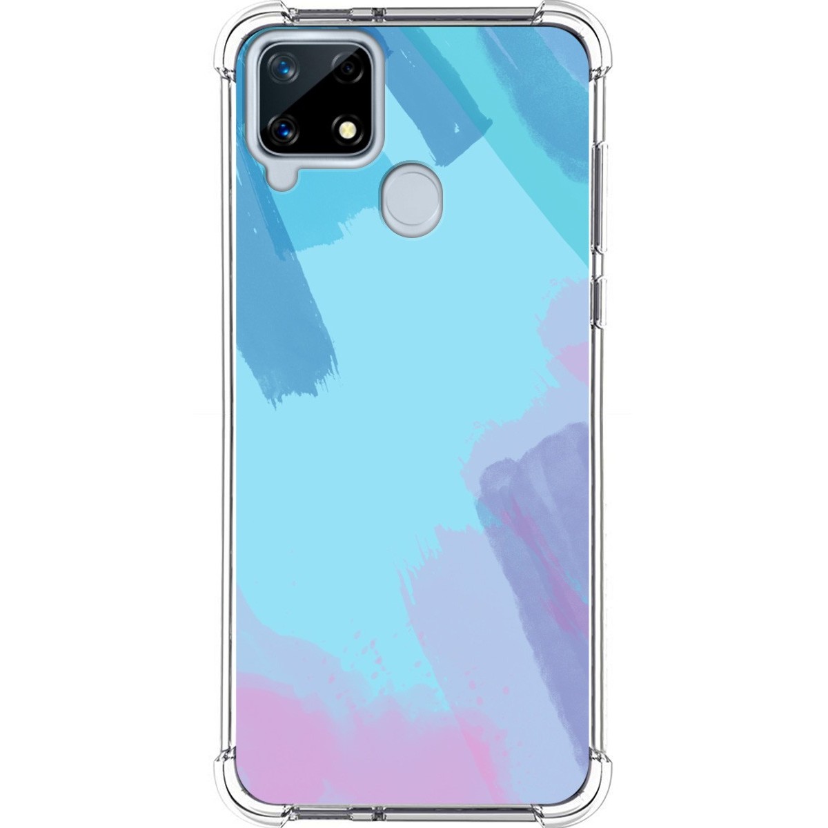 Funda Silicona Antigolpes para Realme 7i / Narzo 30A diseño Acuarela 10 Dibujos