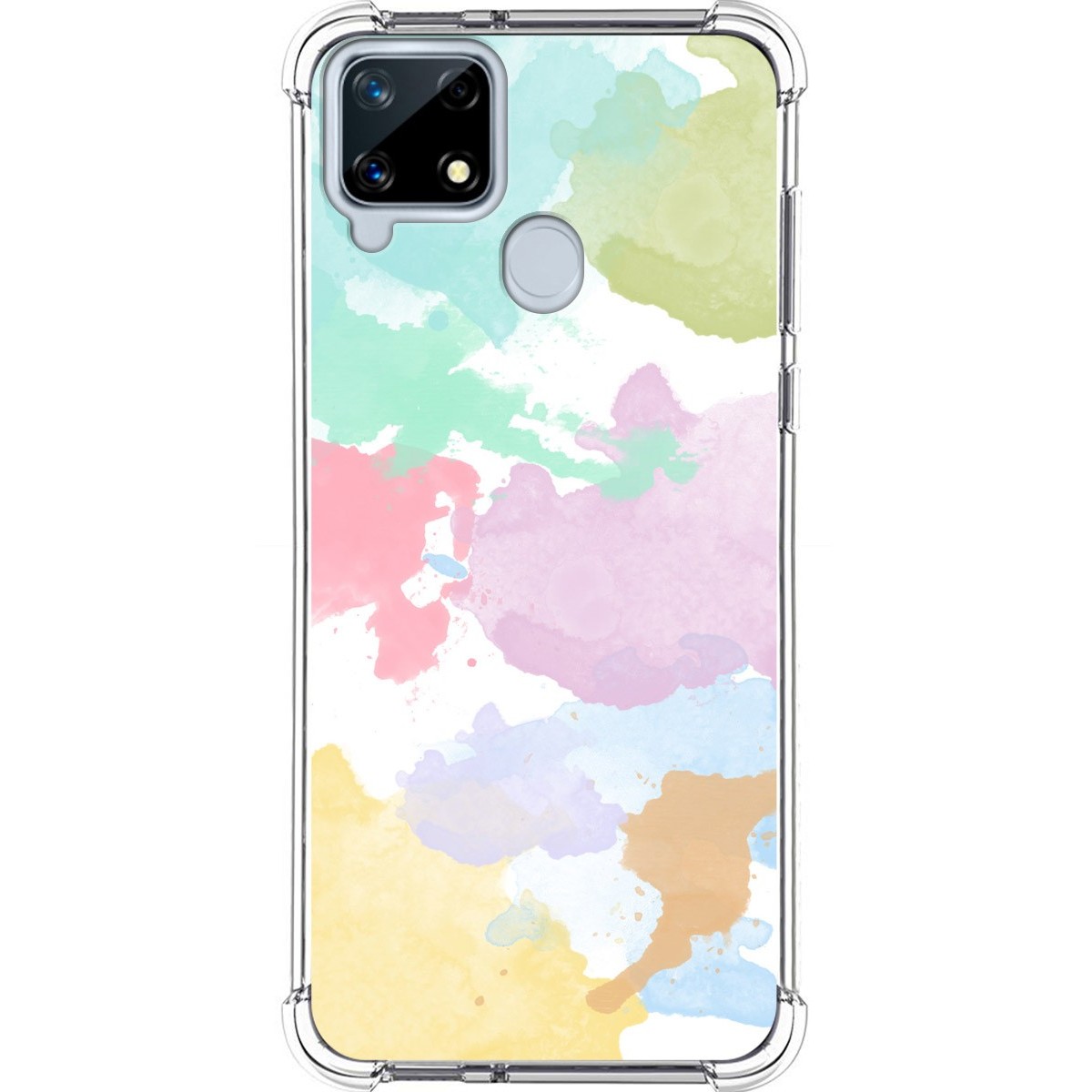 Funda Silicona Antigolpes para Realme 7i / Narzo 30A diseño Acuarela 11 Dibujos
