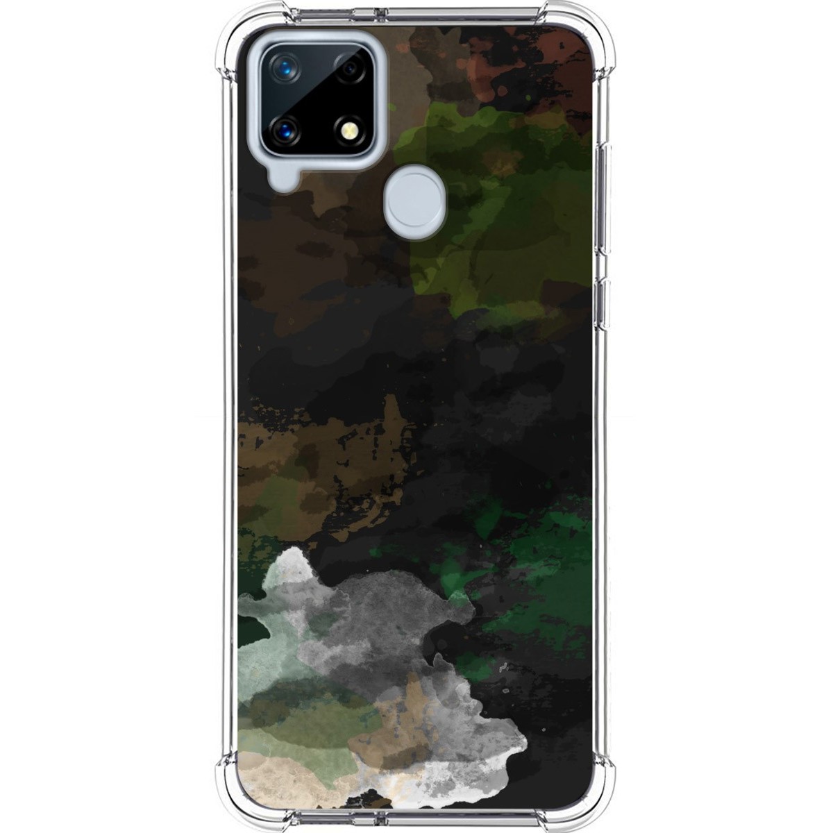 Funda Silicona Antigolpes para Realme 7i / Narzo 30A diseño Acuarela 12 Dibujos