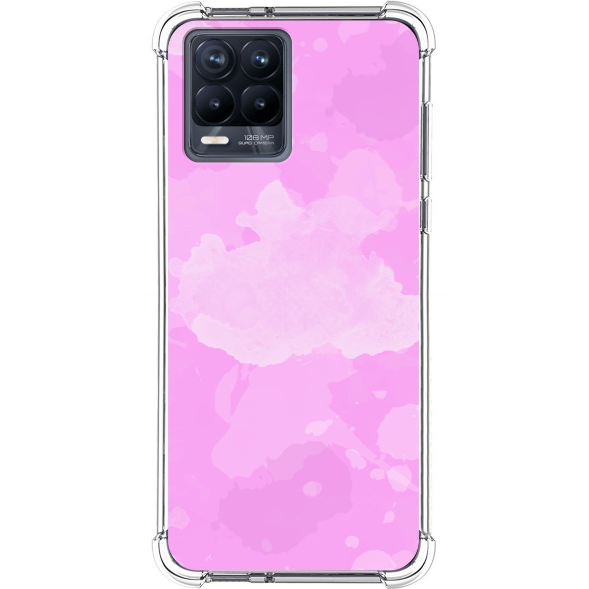 Funda Silicona Antigolpes para Realme 8 4G / 8 Pro diseño Acuarela 04 Dibujos