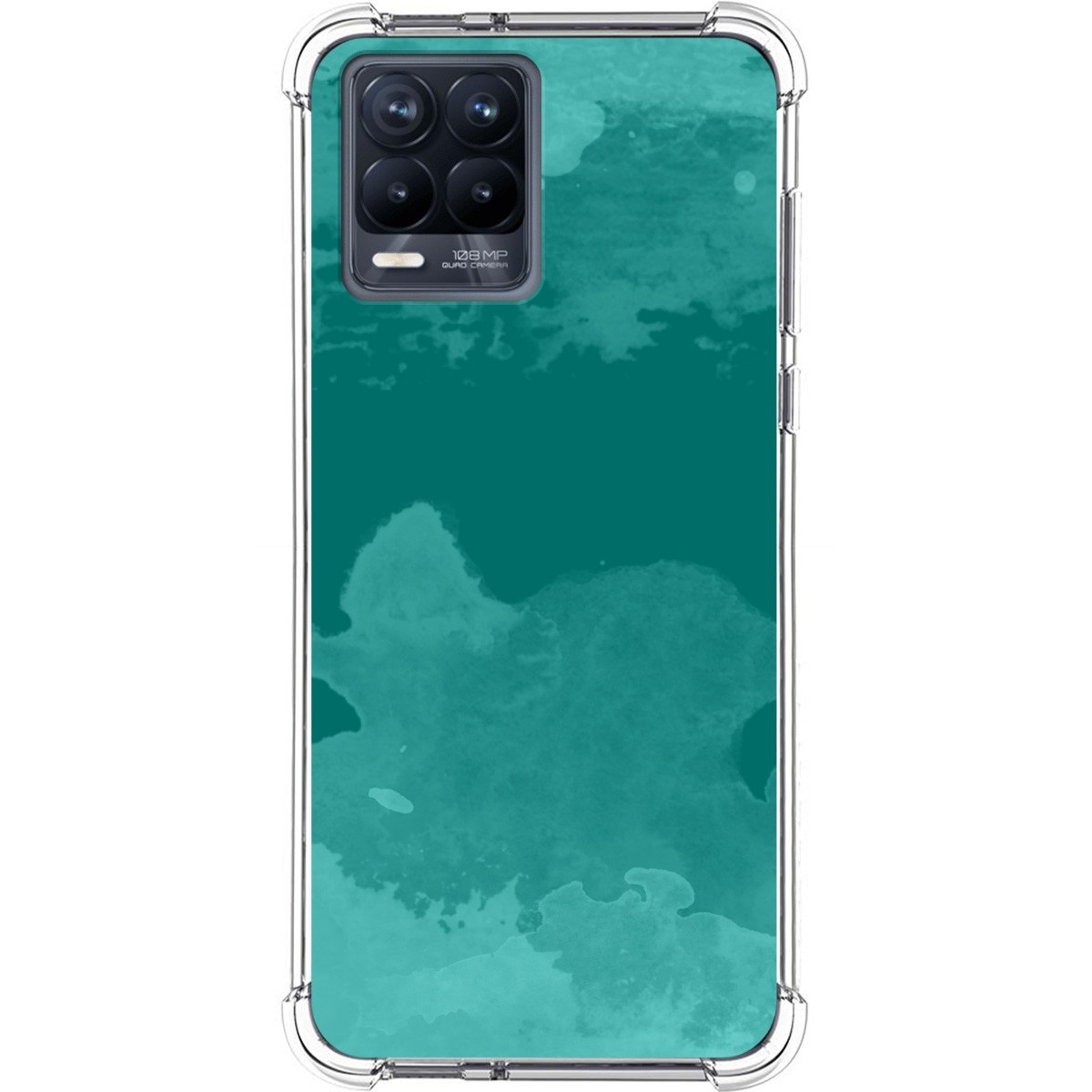 Funda Silicona Antigolpes para Realme 8 4G / 8 Pro diseño Acuarela 06 Dibujos