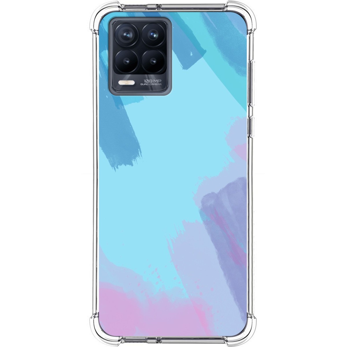 Funda Silicona Antigolpes para Realme 8 4G / 8 Pro diseño Acuarela 10 Dibujos