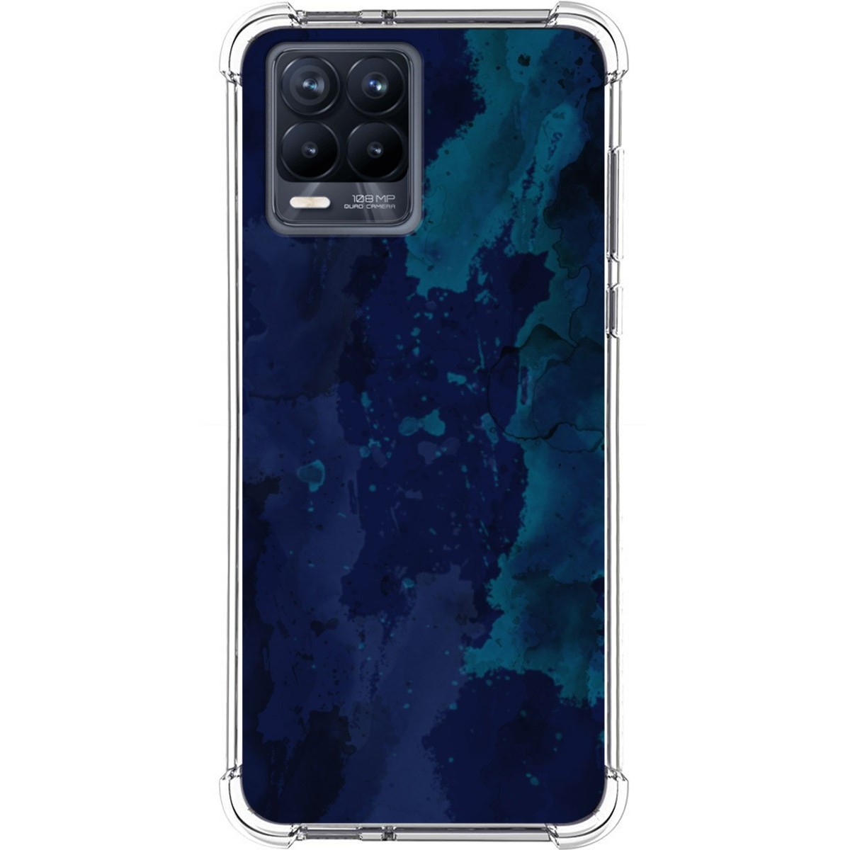 Funda Silicona Antigolpes para Realme 8 4G / 8 Pro diseño Acuarela 13 Dibujos