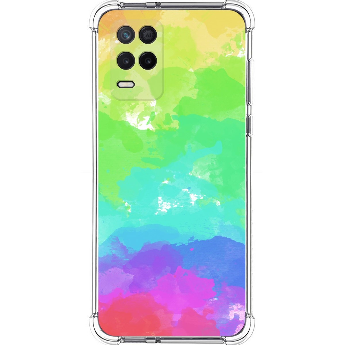 Funda Silicona Antigolpes para Realme 8 5G / Narzo 30 5G diseño Acuarela 03 Dibujos