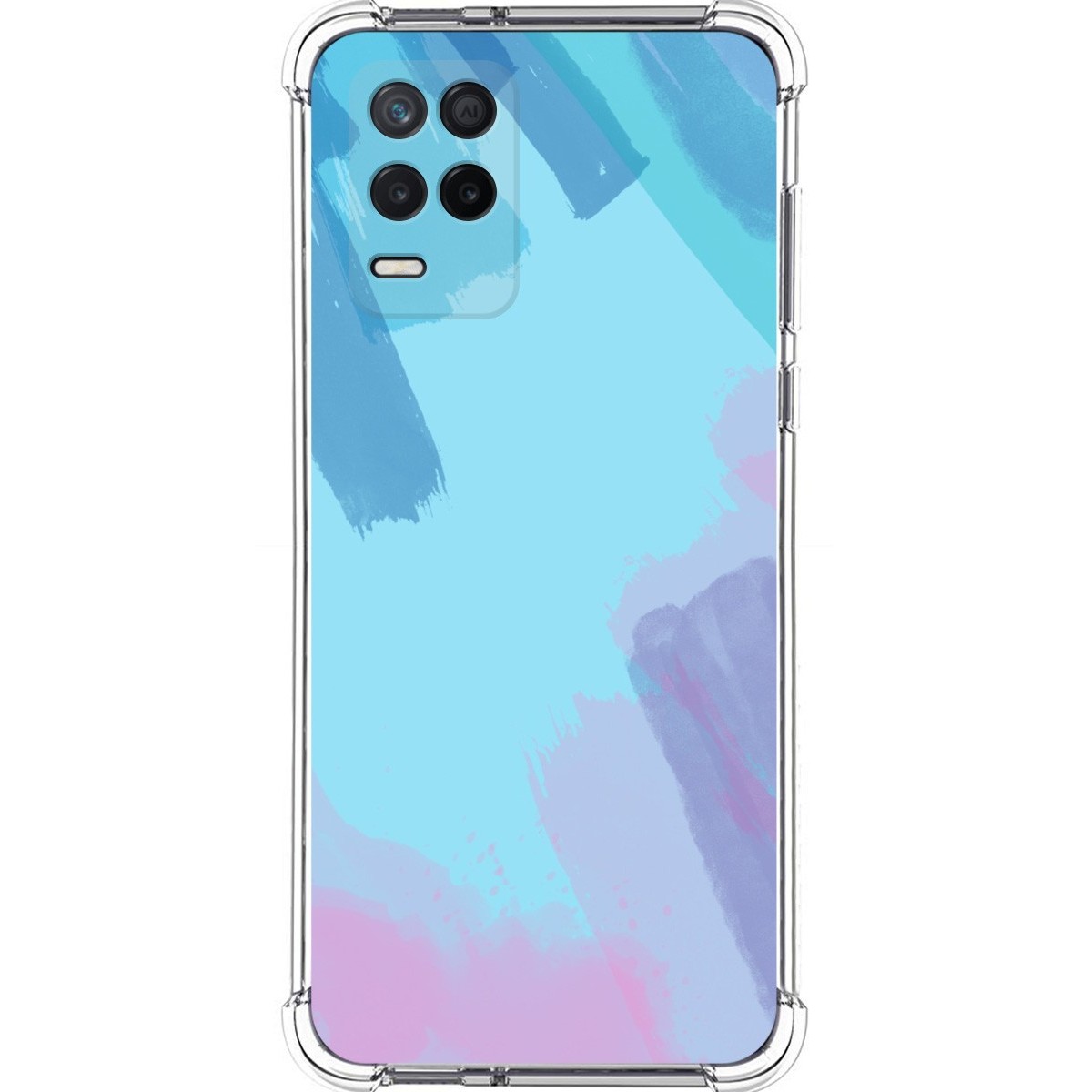 Funda Silicona Antigolpes para Realme 8 5G / Narzo 30 5G diseño Acuarela 10 Dibujos