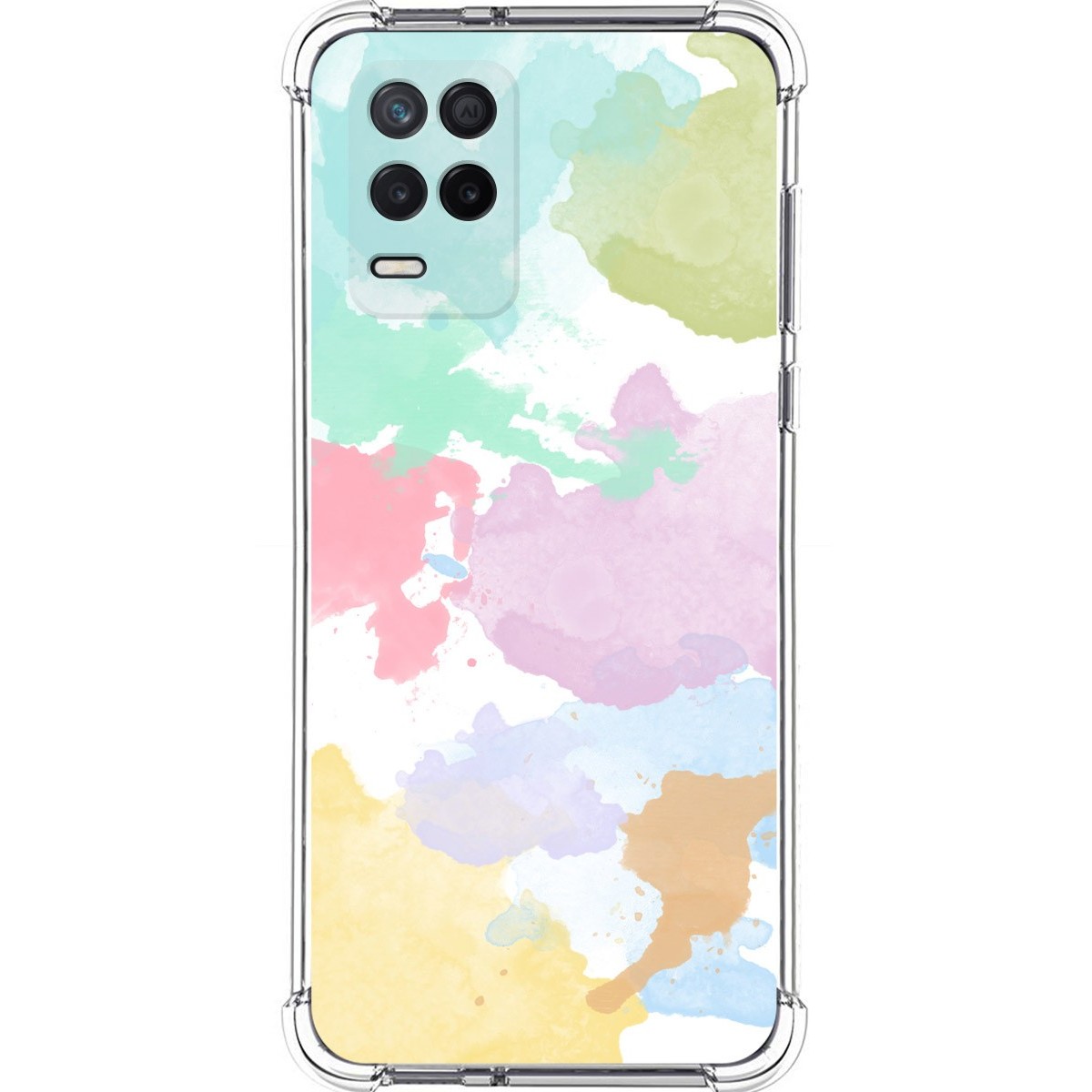 Funda Silicona Antigolpes para Realme 8 5G / Narzo 30 5G diseño Acuarela 11 Dibujos