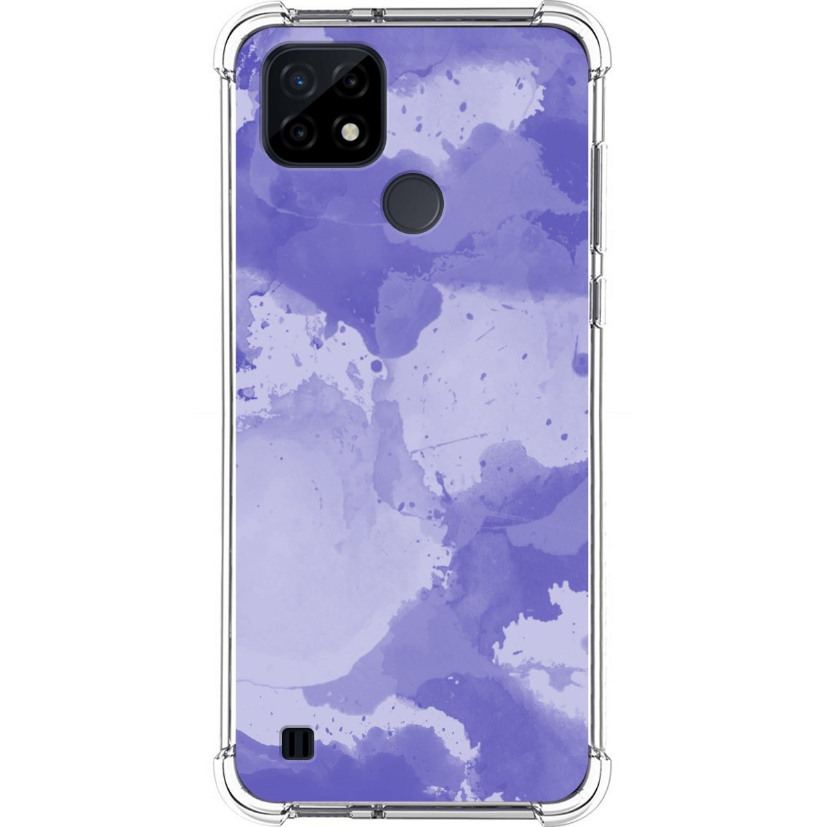 Funda Silicona Antigolpes para Realme C21 diseño Acuarela 01 Dibujos