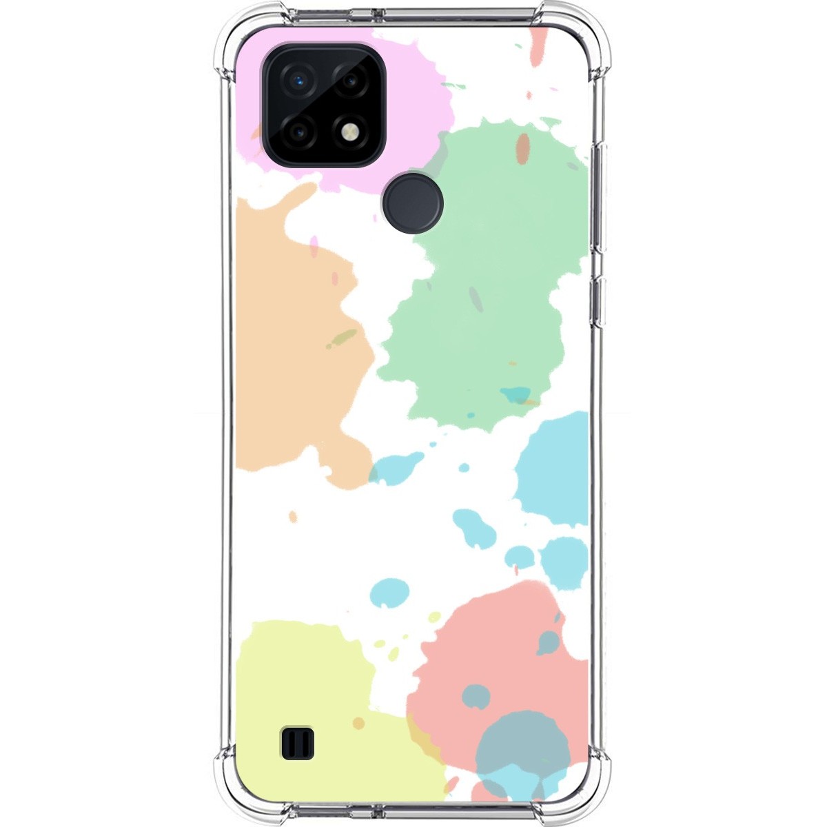 Funda Silicona Antigolpes para Realme C21 diseño Acuarela 05 Dibujos