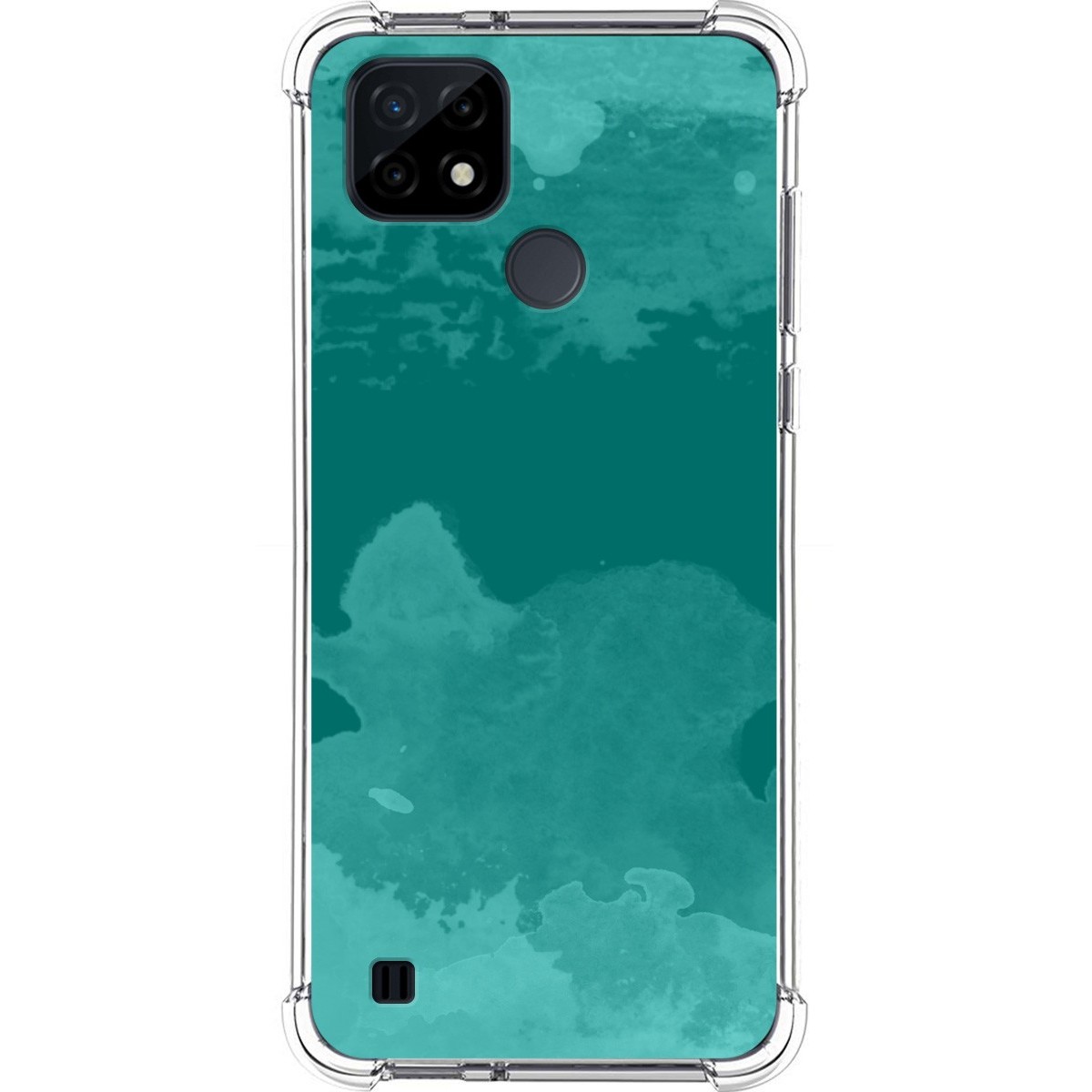 Funda Silicona Antigolpes para Realme C21 diseño Acuarela 06 Dibujos