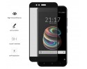 Protector Cristal Templado Frontal Completo Negro para Xiaomi Mi 5X / Mi A1 Vidrio