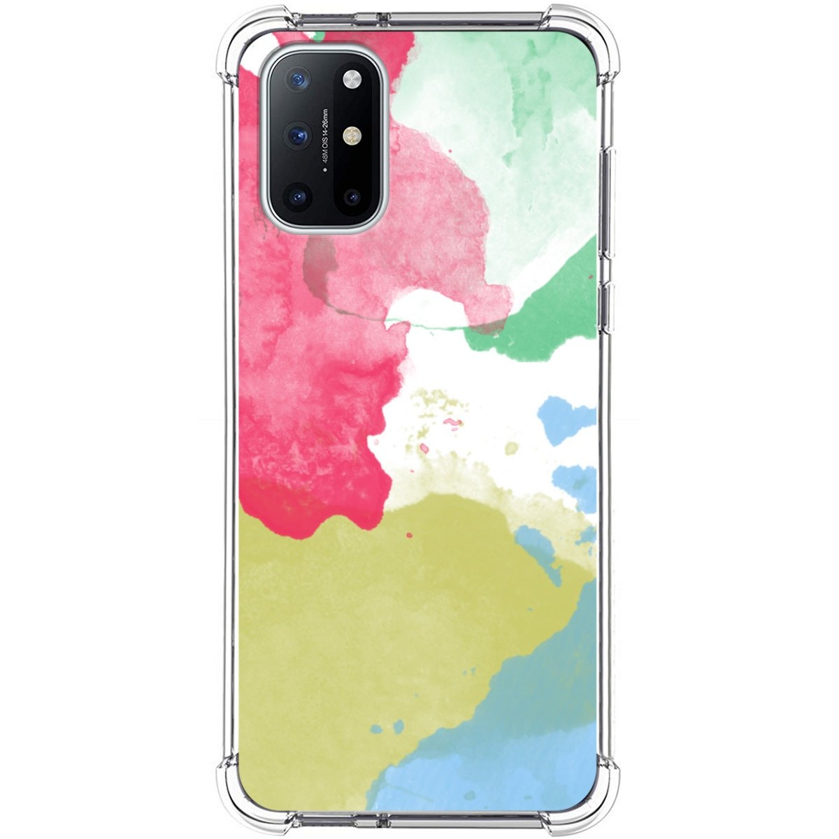 Funda Silicona Antigolpes para OnePlus 8T 5G diseño Acuarela 02 Dibujos
