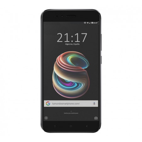 Protector Cristal Templado Frontal Completo Negro para Xiaomi Mi 5X / Mi A1 Vidrio