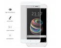 Protector Cristal Templado Frontal Completo Blanco para Xiaomi Mi 5X / Mi A1  Vidrio