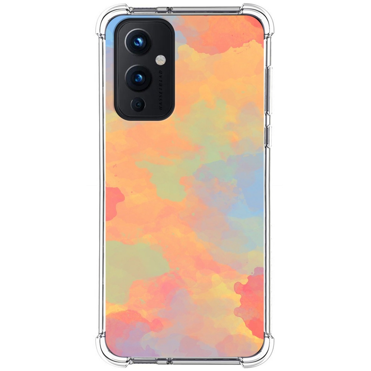 Funda Silicona Antigolpes para OnePlus 9 5G diseño Acuarela 08 Dibujos