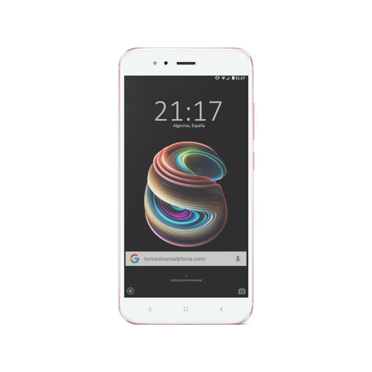 Protector Cristal Templado Frontal Completo Blanco para Xiaomi Mi 5X / Mi A1  Vidrio