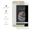 Protector Cristal Templado Frontal Completo Dorado para Xiaomi Mi 5X / Mi A1  Vidrio