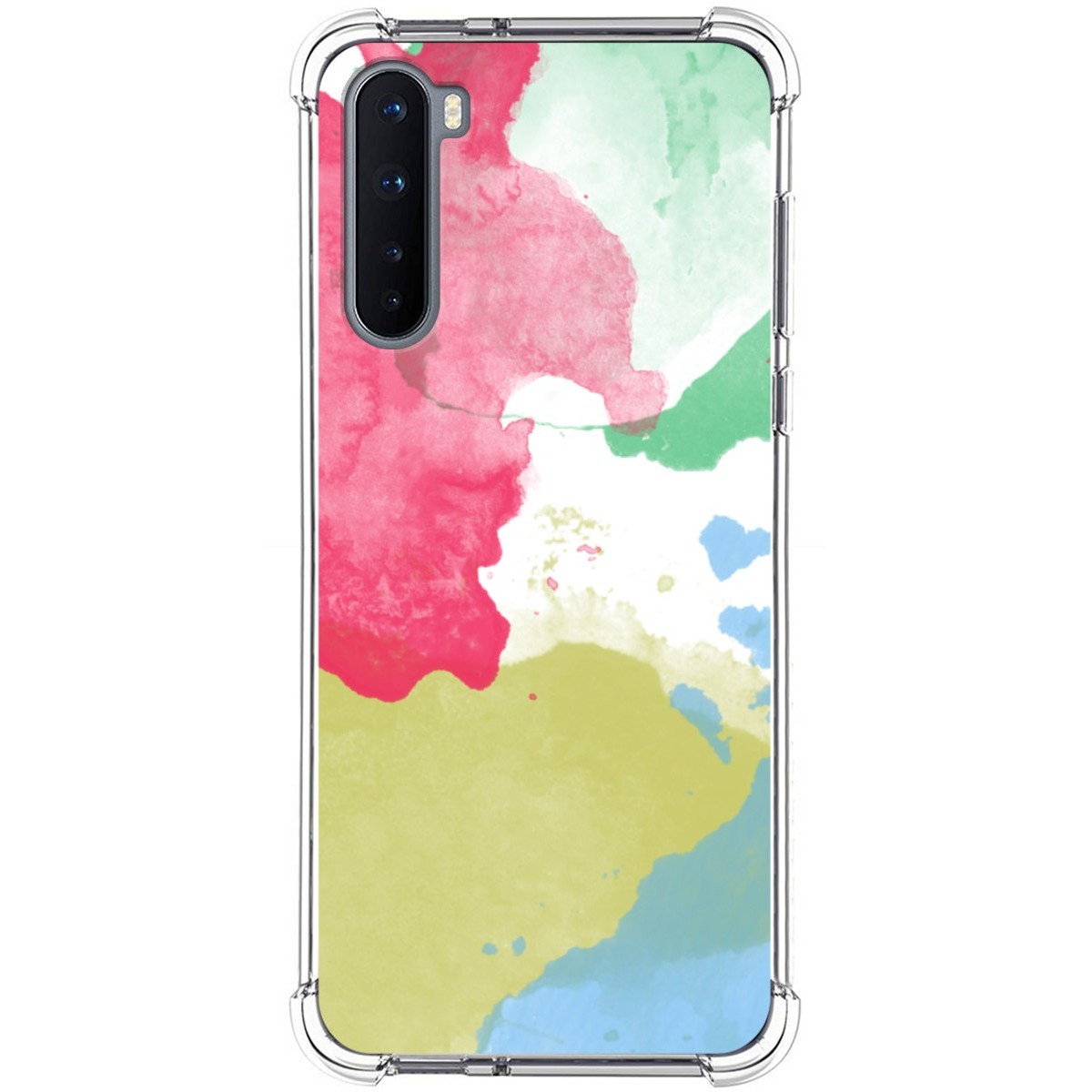 Funda Silicona Antigolpes para OnePlus Nord diseño Acuarela 02 Dibujos