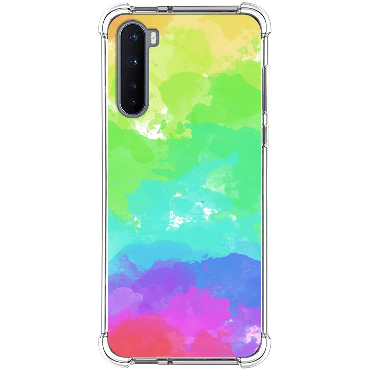 Funda Silicona Antigolpes para OnePlus Nord diseño Acuarela 03 Dibujos