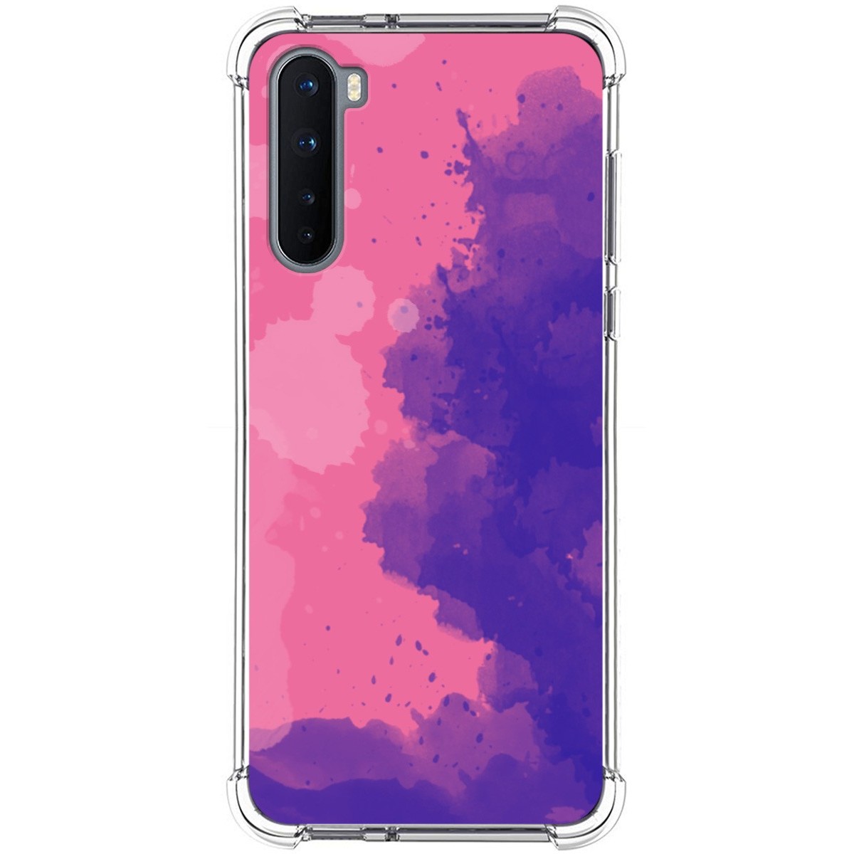 Funda Silicona Antigolpes para OnePlus Nord diseño Acuarela 07 Dibujos