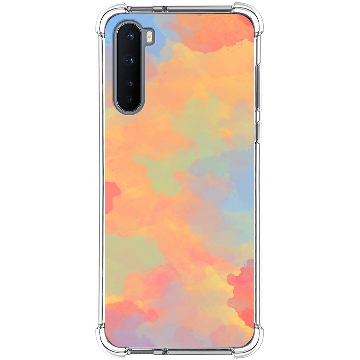 Funda Silicona Antigolpes para OnePlus Nord diseño Acuarela 08 Dibujos