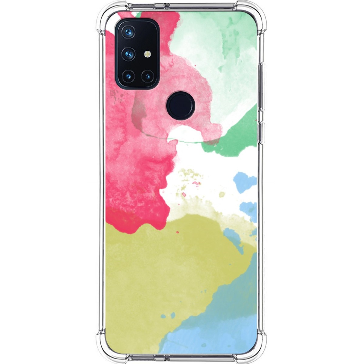 Funda Silicona Antigolpes para OnePlus Nord N10 5G diseño Acuarela 02 Dibujos