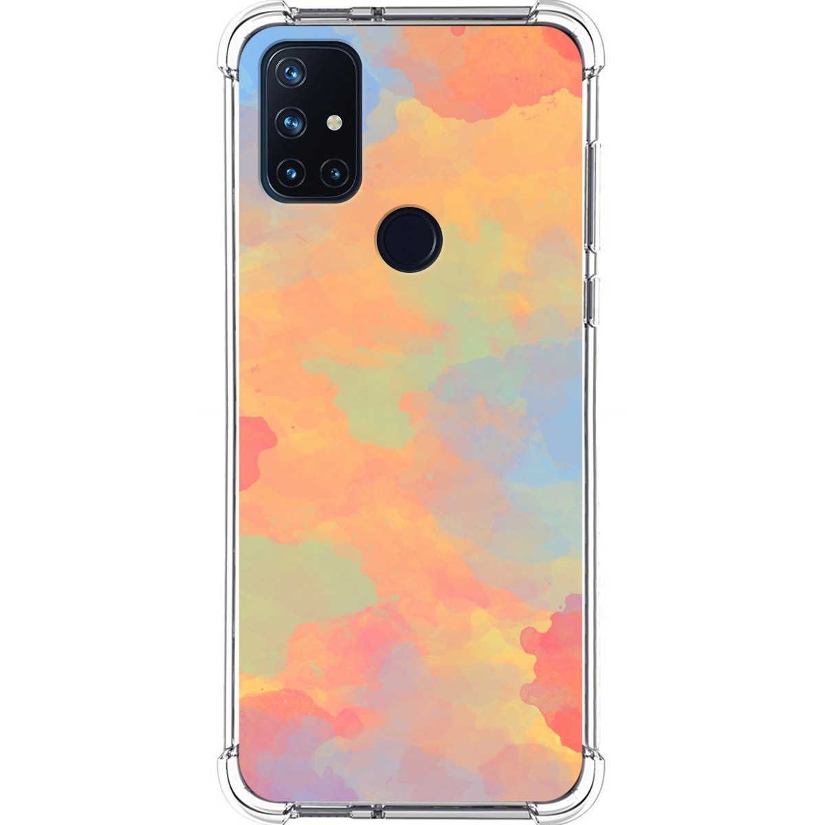 Funda Silicona Antigolpes para OnePlus Nord N10 5G diseño Acuarela 08 Dibujos