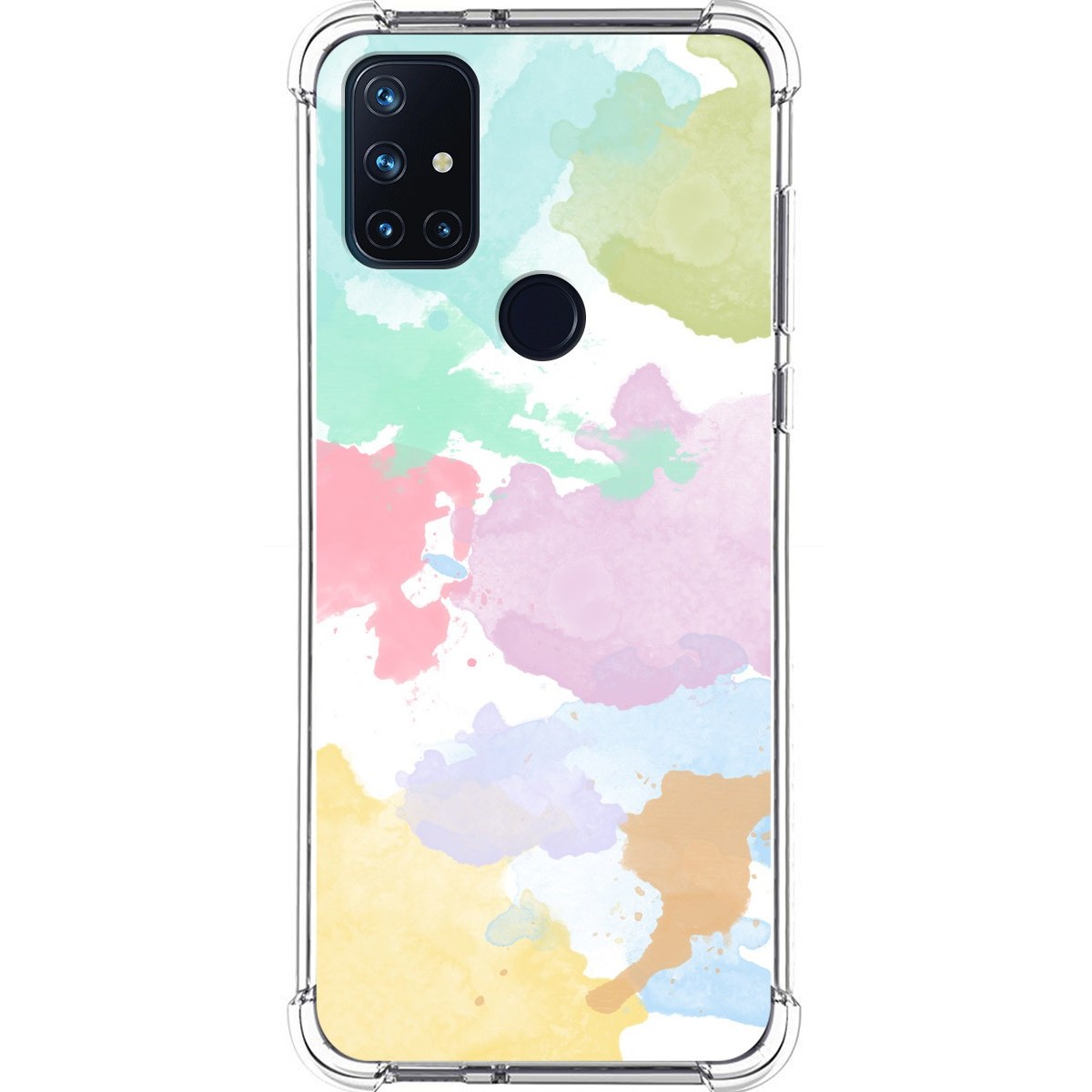 Funda Silicona Antigolpes para OnePlus Nord N10 5G diseño Acuarela 11 Dibujos