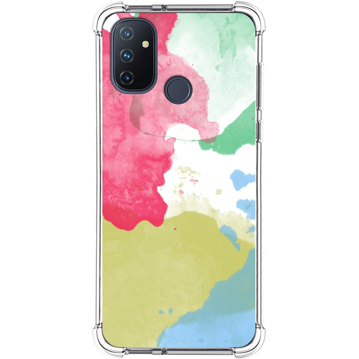 Funda Silicona Antigolpes para OnePlus Nord N100 diseño Acuarela 02 Dibujos