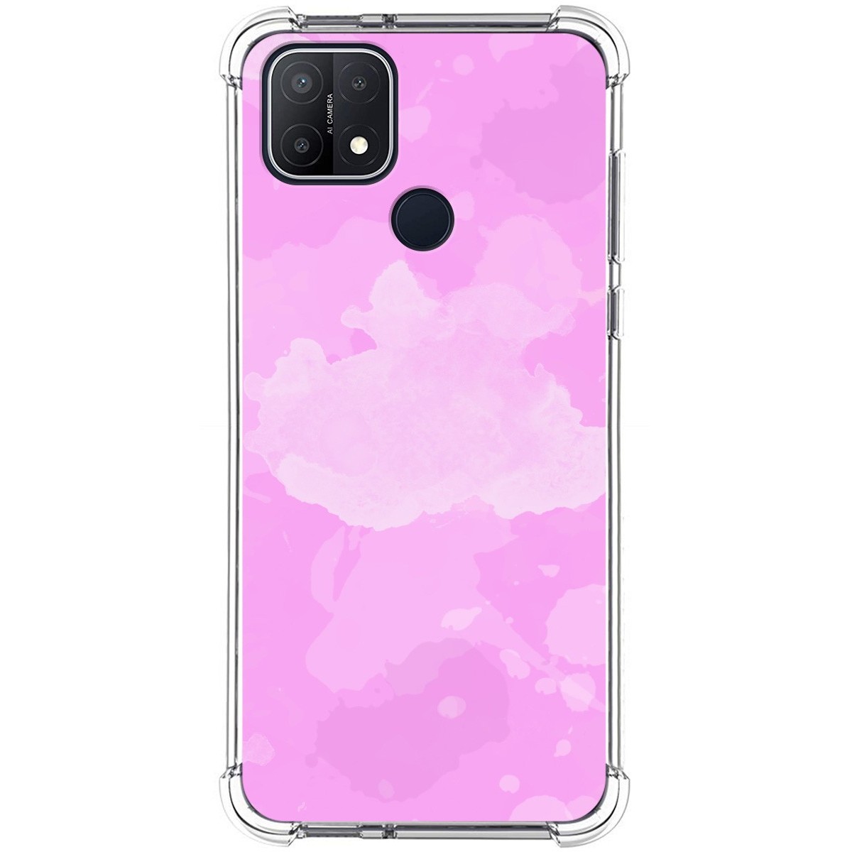 Funda Silicona Antigolpes para Oppo A15 diseño Acuarela 04 Dibujos