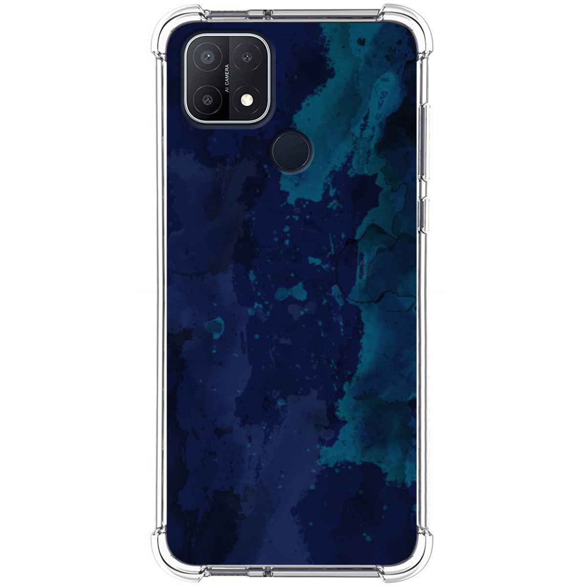 Funda Silicona Antigolpes para Oppo A15 diseño Acuarela 13 Dibujos
