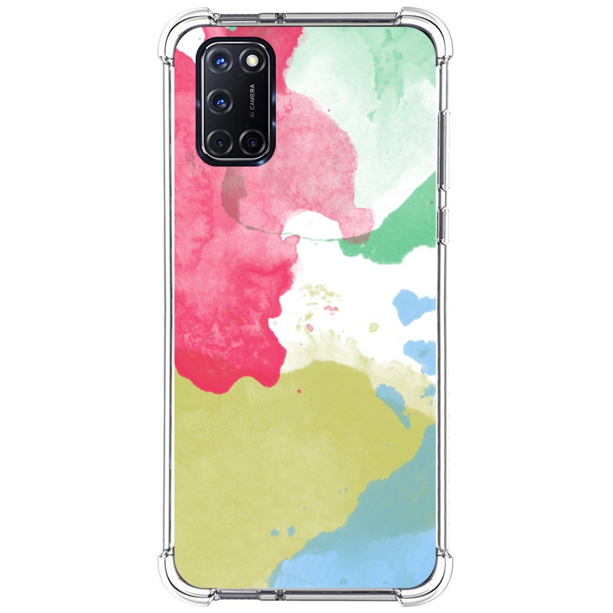 Funda Silicona Antigolpes para Oppo A52 / A72 diseño Acuarela 02 Dibujos
