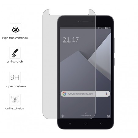 Protector Cristal Templado para Xiaomi Redmi Note 5A / 5A Pro / 5A Prime Vidrio