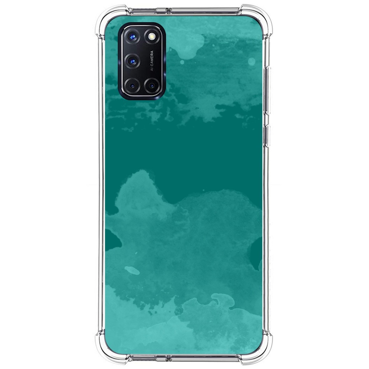 Funda Silicona Antigolpes para Oppo A52 / A72 diseño Acuarela 06 Dibujos