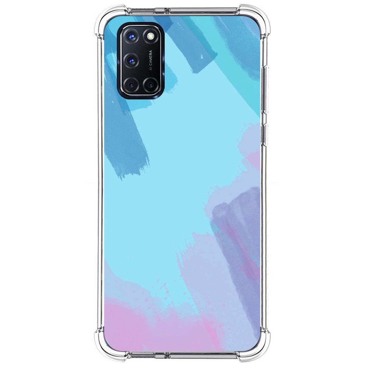 Funda Silicona Antigolpes para Oppo A52 / A72 diseño Acuarela 10 Dibujos
