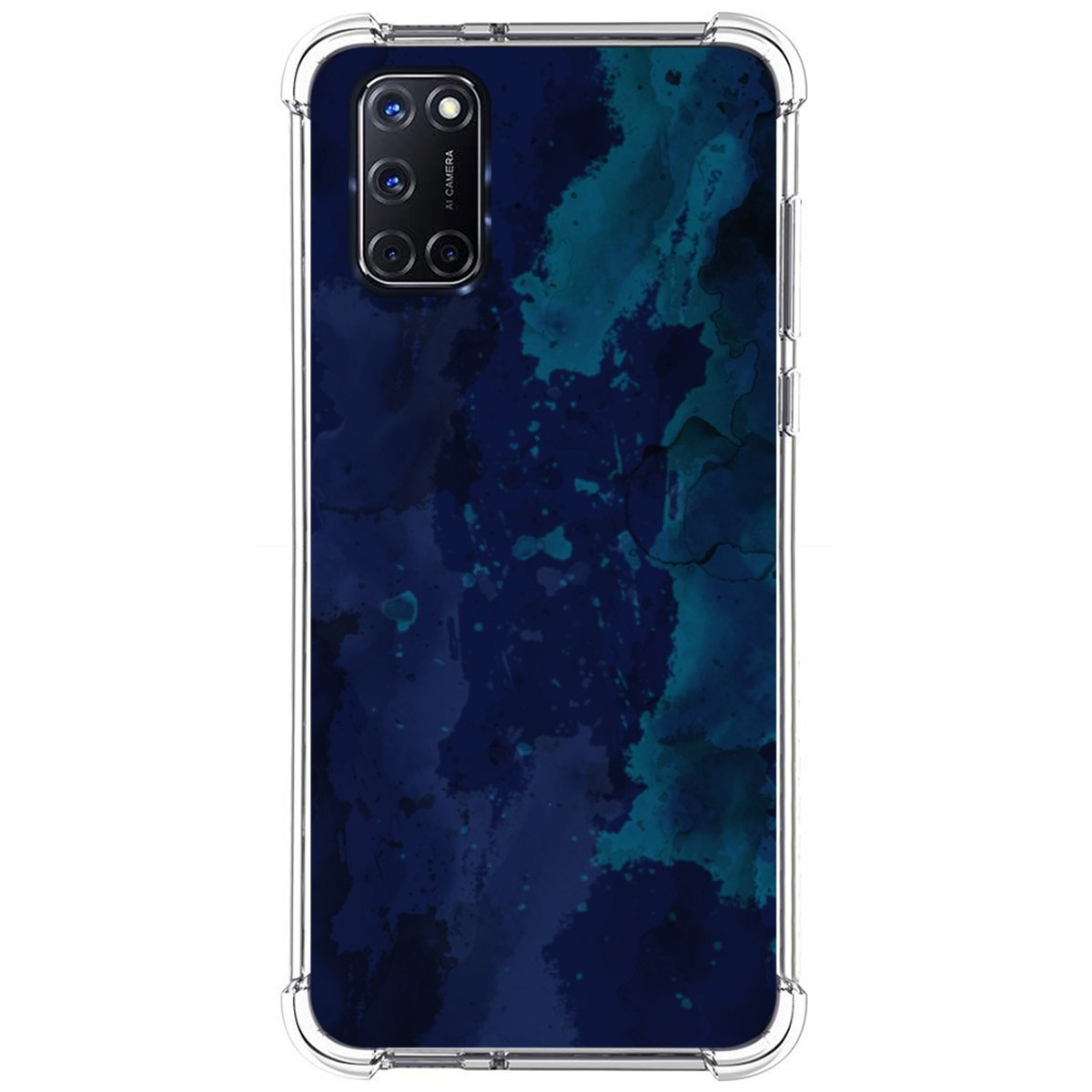Funda Silicona Antigolpes para Oppo A52 / A72 diseño Acuarela 13 Dibujos