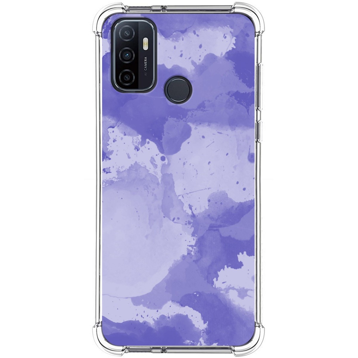 Funda Silicona Antigolpes para Oppo A53 / A53s diseño Acuarela 01 Dibujos