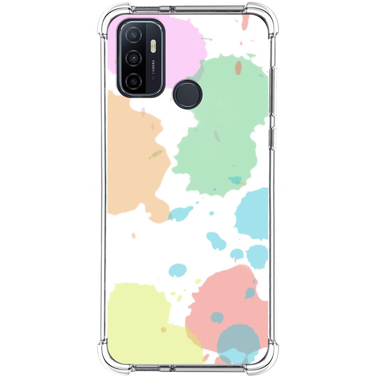 Funda Silicona Antigolpes para Oppo A53 / A53s diseño Acuarela 05 Dibujos