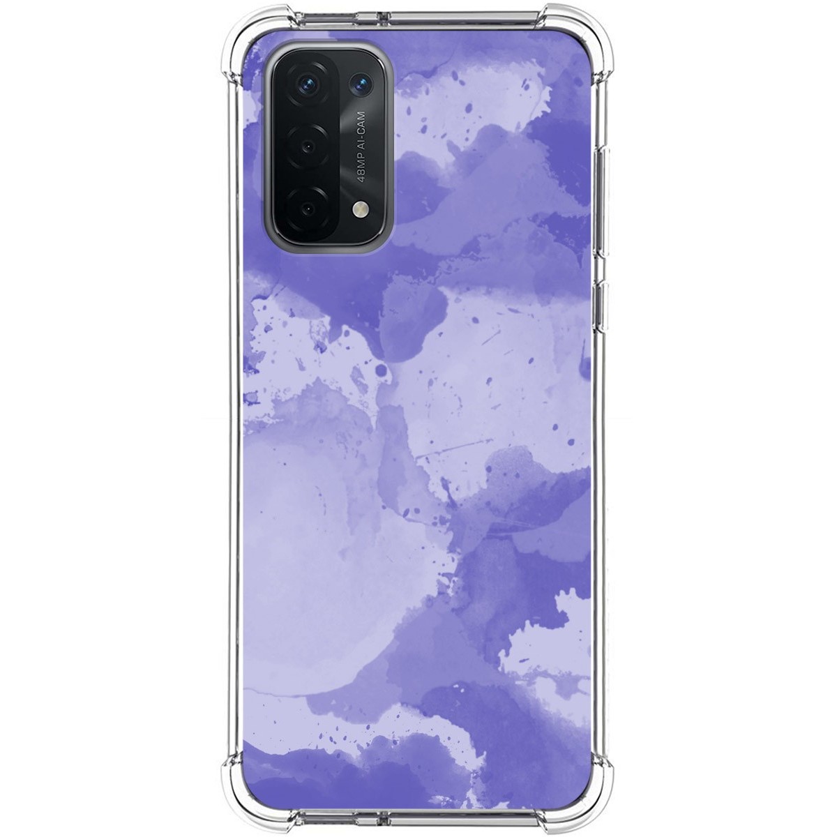 Funda Silicona Antigolpes para Oppo A54 5G / A74 5G diseño Acuarela 01 Dibujos