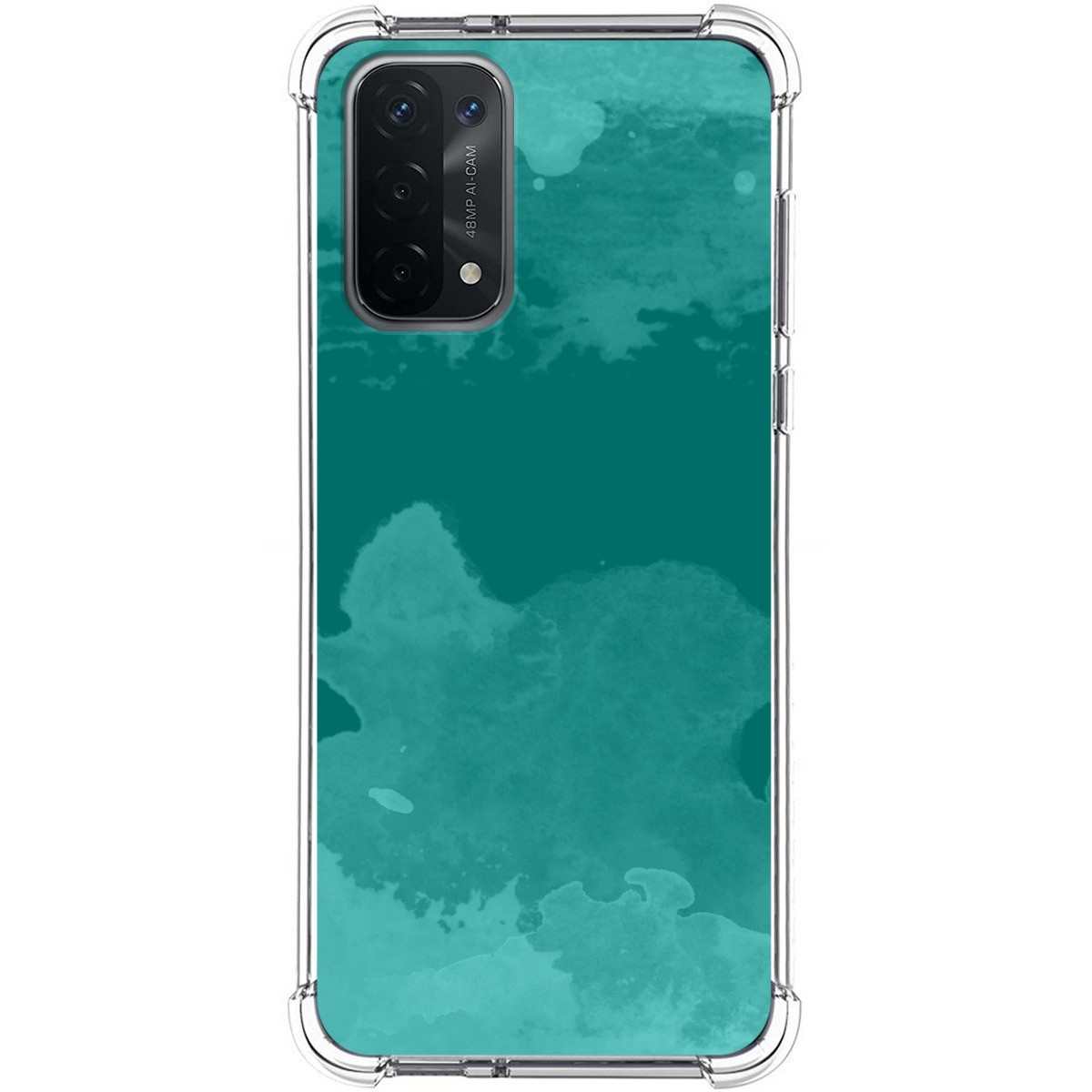 Funda Silicona Antigolpes para Oppo A54 5G / A74 5G diseño Acuarela 06 Dibujos