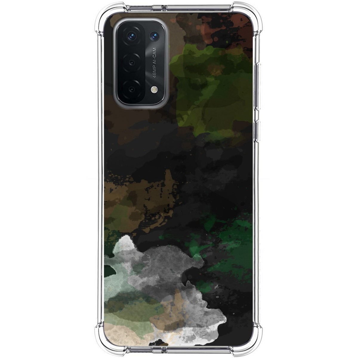 Funda Silicona Antigolpes para Oppo A54 5G / A74 5G diseño Acuarela 12 Dibujos