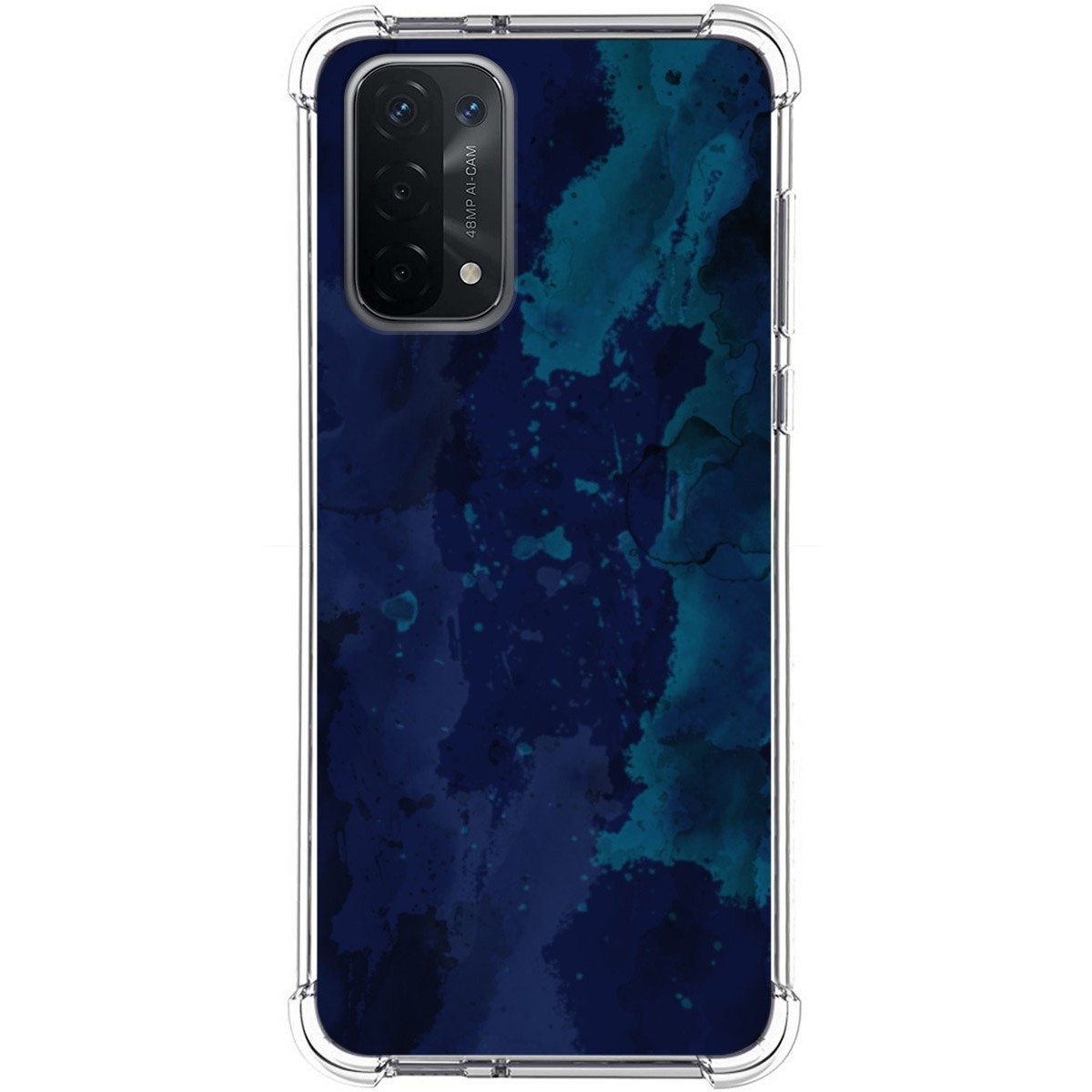 Funda Silicona Antigolpes para Oppo A54 5G / A74 5G diseño Acuarela 13 Dibujos