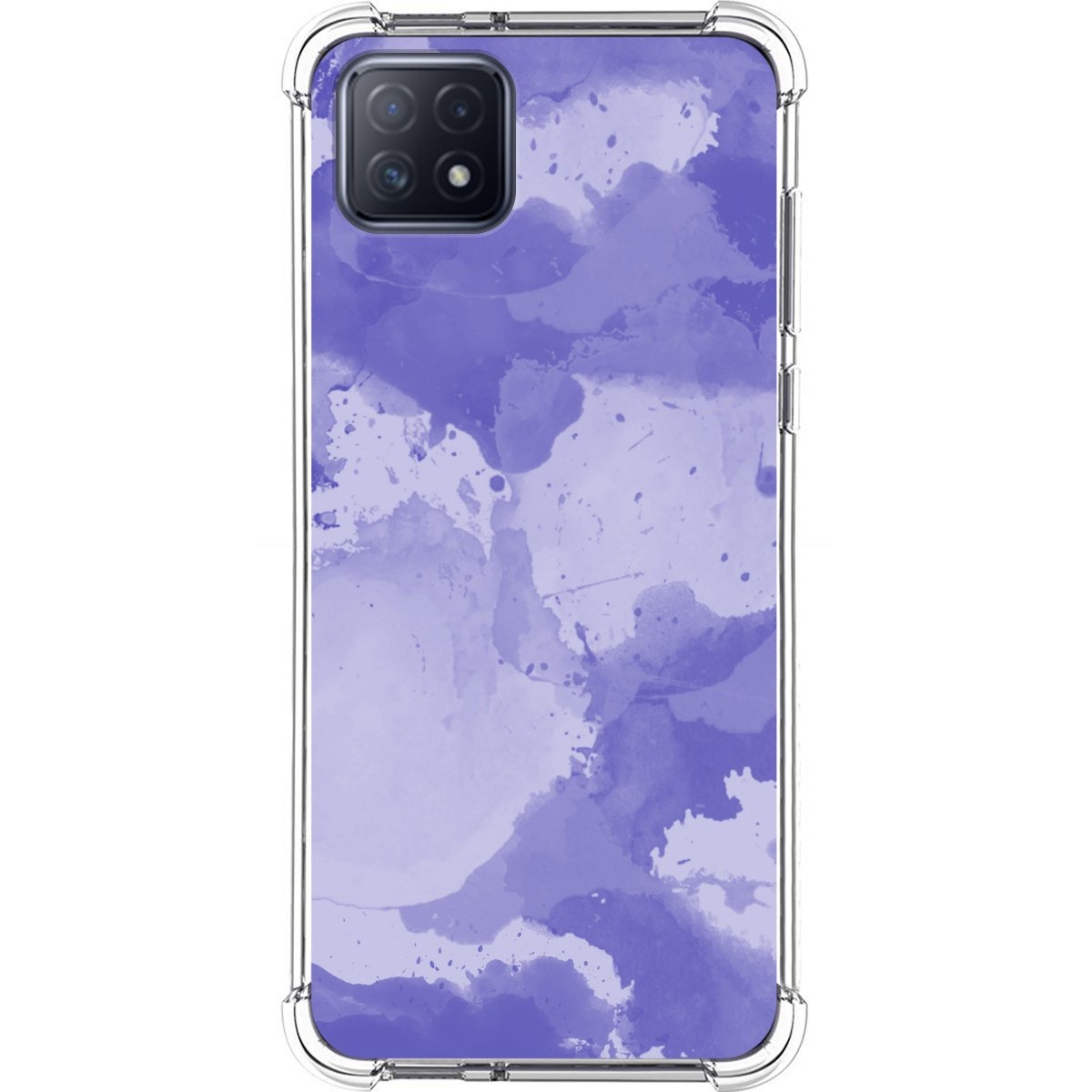 Funda Silicona Antigolpes para Oppo A73 5G diseño Acuarela 01 Dibujos