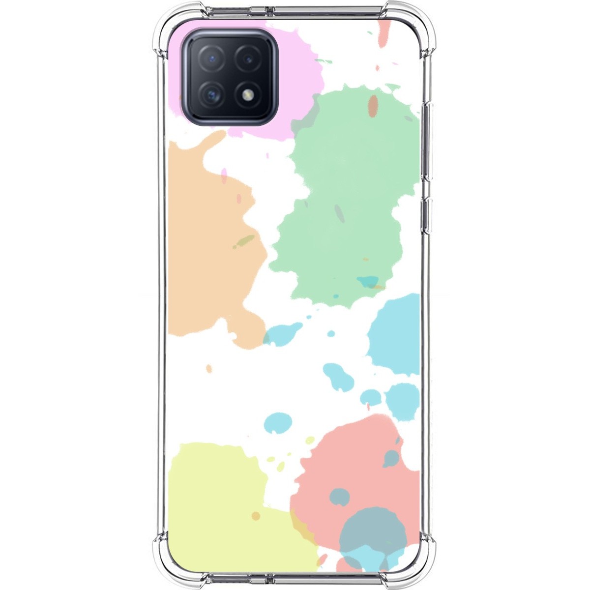 Funda Silicona Antigolpes para Oppo A73 5G diseño Acuarela 05 Dibujos