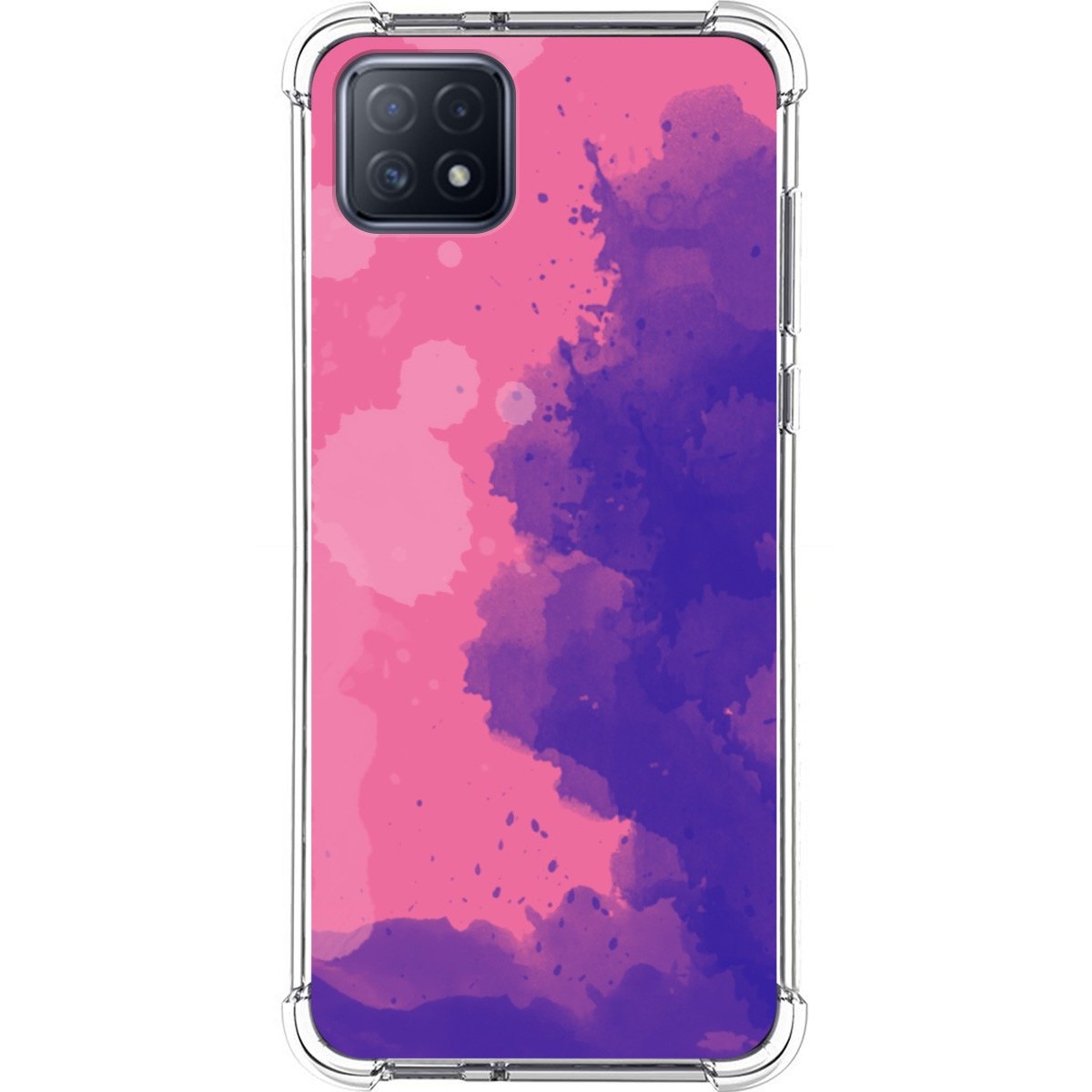 Funda Silicona Antigolpes para Oppo A73 5G diseño Acuarela 07 Dibujos