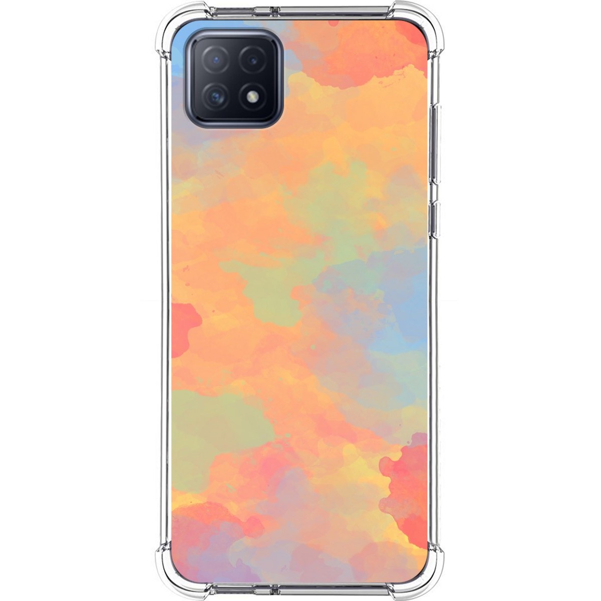 Funda Silicona Antigolpes para Oppo A73 5G diseño Acuarela 08 Dibujos