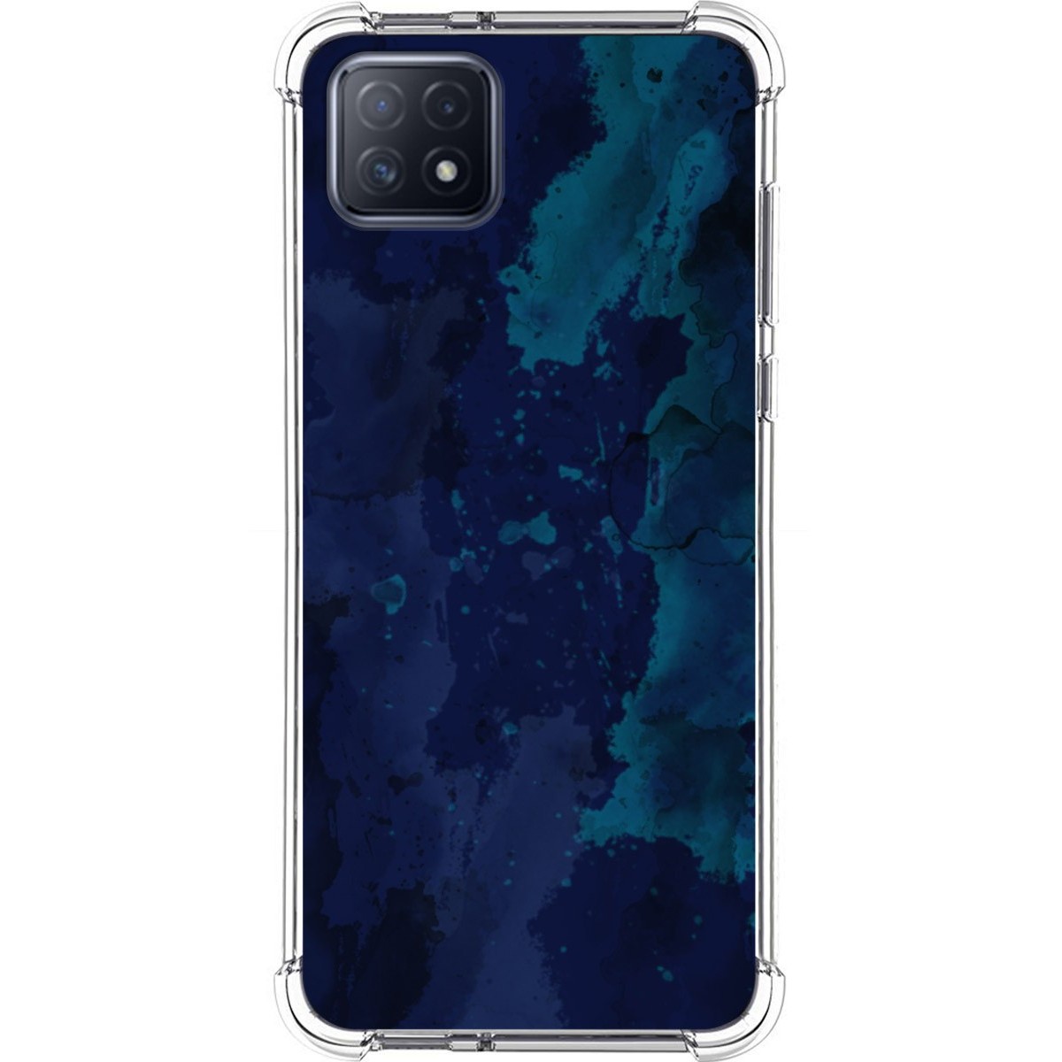 Funda Silicona Antigolpes para Oppo A73 5G diseño Acuarela 13 Dibujos