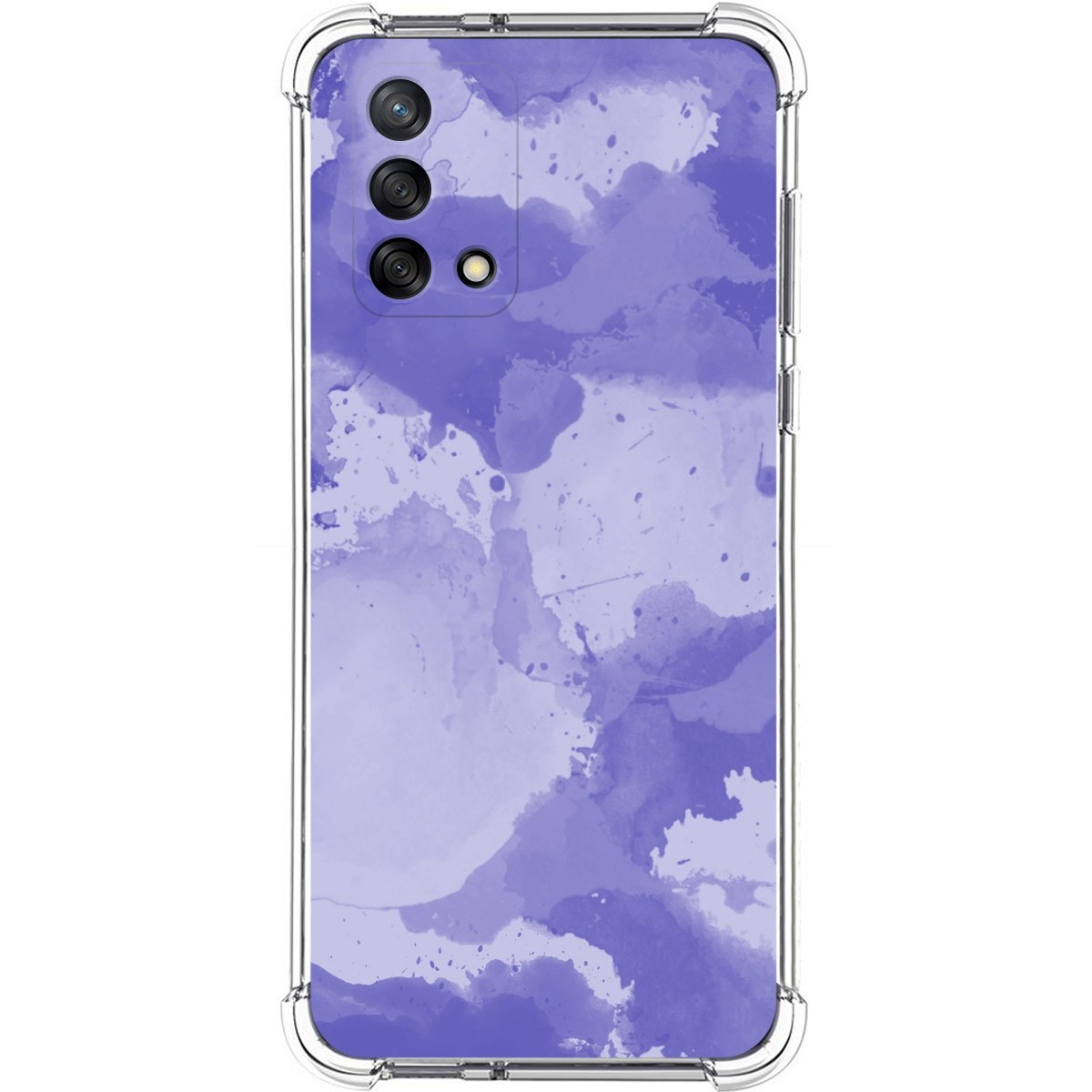 Funda Silicona Antigolpes para Oppo A74 4G diseño Acuarela 01 Dibujos